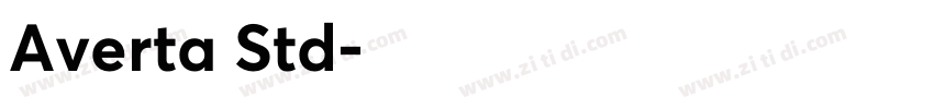 Averta Std字体转换